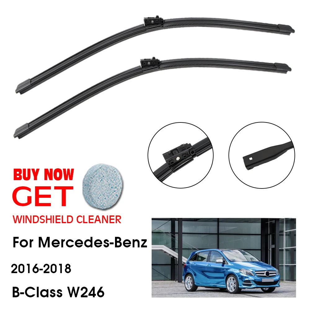 

Car Wiper For Mercedes-Benz B-Class W246 24"+19" 2016-2018 Fronte Window Washer Windscreen Windshield Wipers Blades Accessories