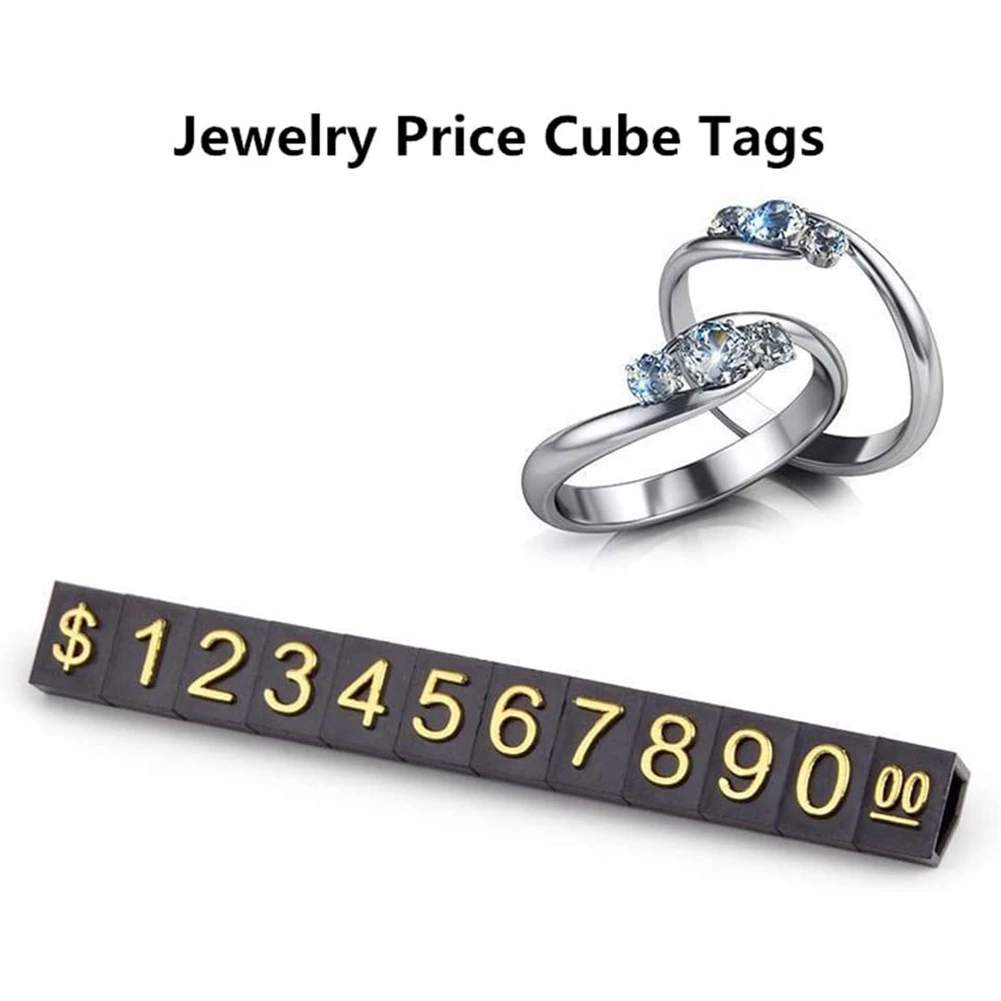 A08E-20 세트 가격 표시 사각형 가격 표시 카운터 스탠드 번호 문자 달러 가격 블록 키트에 대한 조정 가능한 가격  태그-Freehip.co.kr