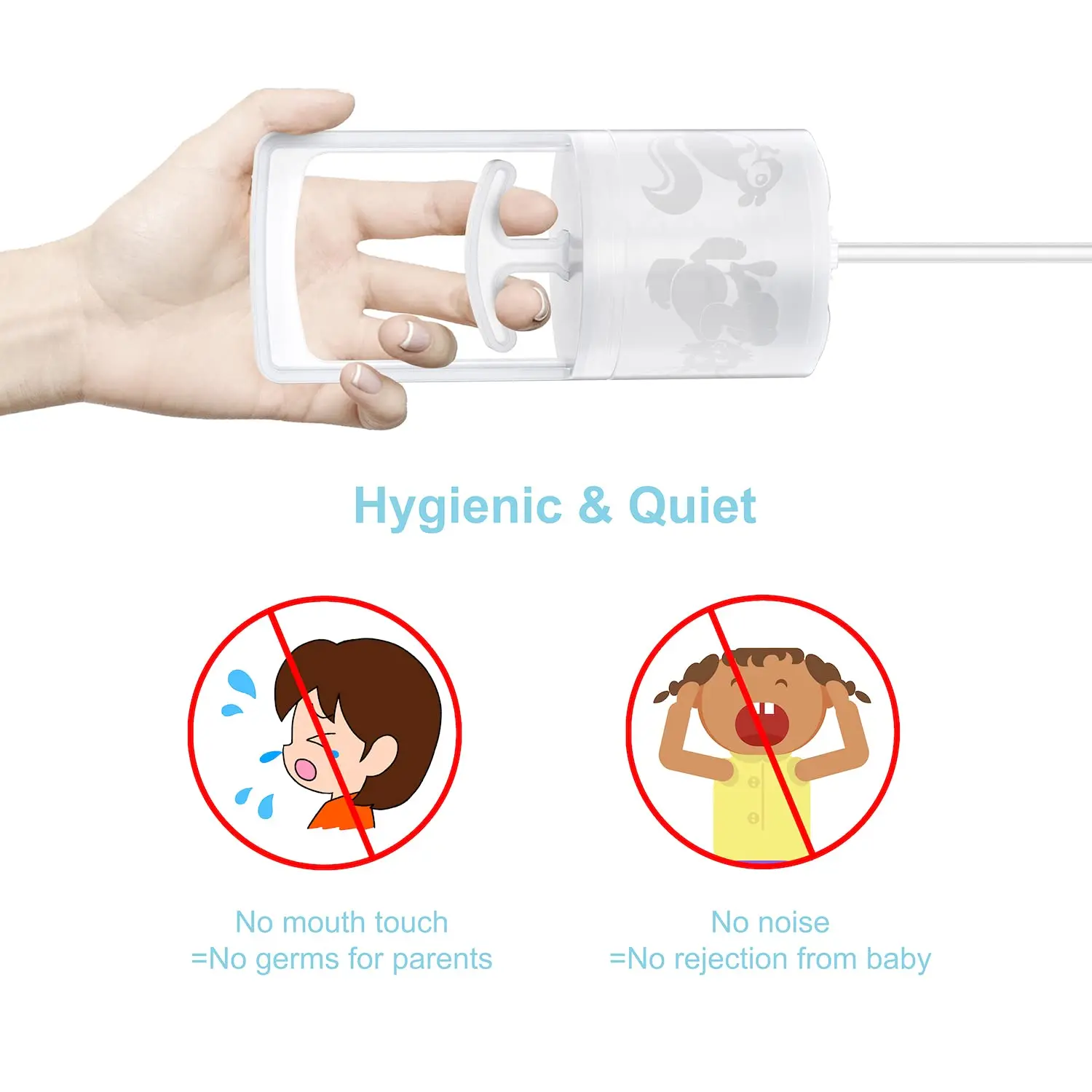 Baby Nasal Aspirator Professional Syringe Nasal Irrigator Clear Clogged Passages&Boogers Baby Nose Washing forChildren Care Tool