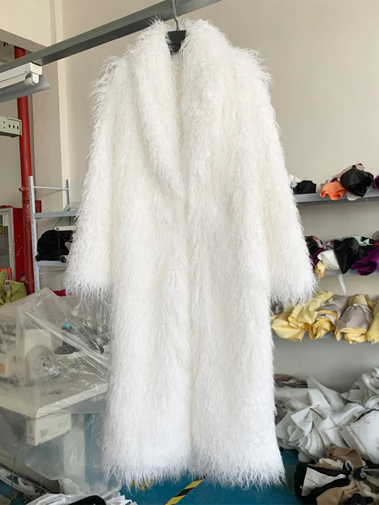 ジャケット・アウター Louren mohair shaggy long coat S67481035765e49079e54b2ab8ccbc