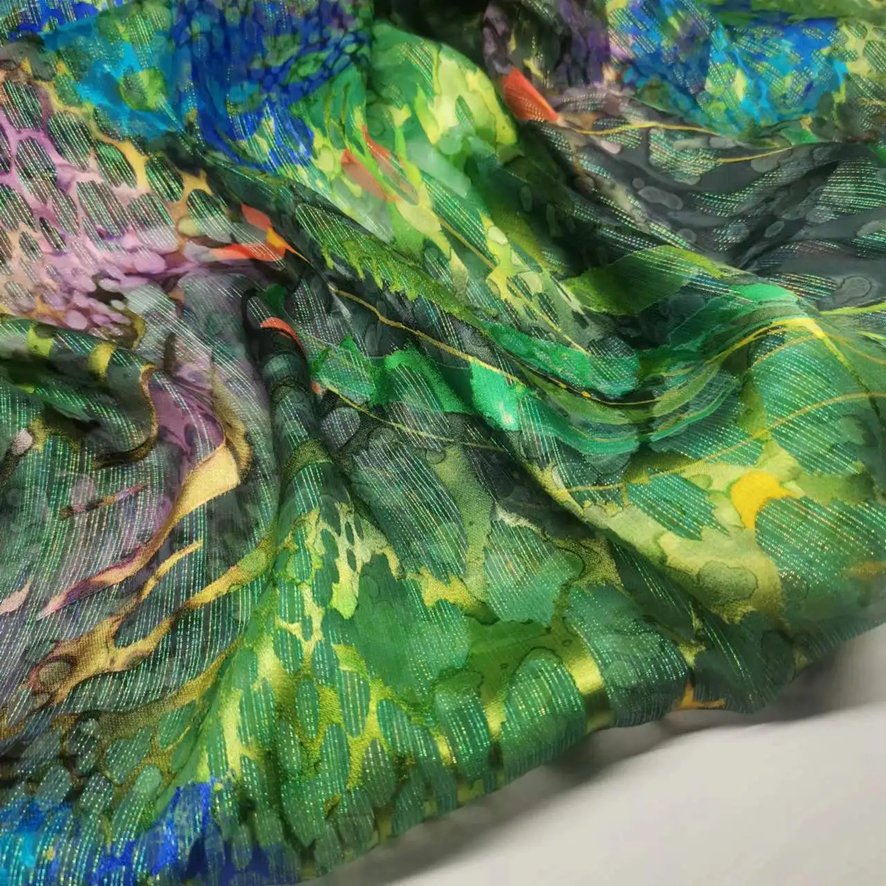 Saree Mulberry Silk Metallic Lurex Brocade Metallic Sudan Toub Fabric Soft Somali Dirac DIY Cloth Dress Scarf Material