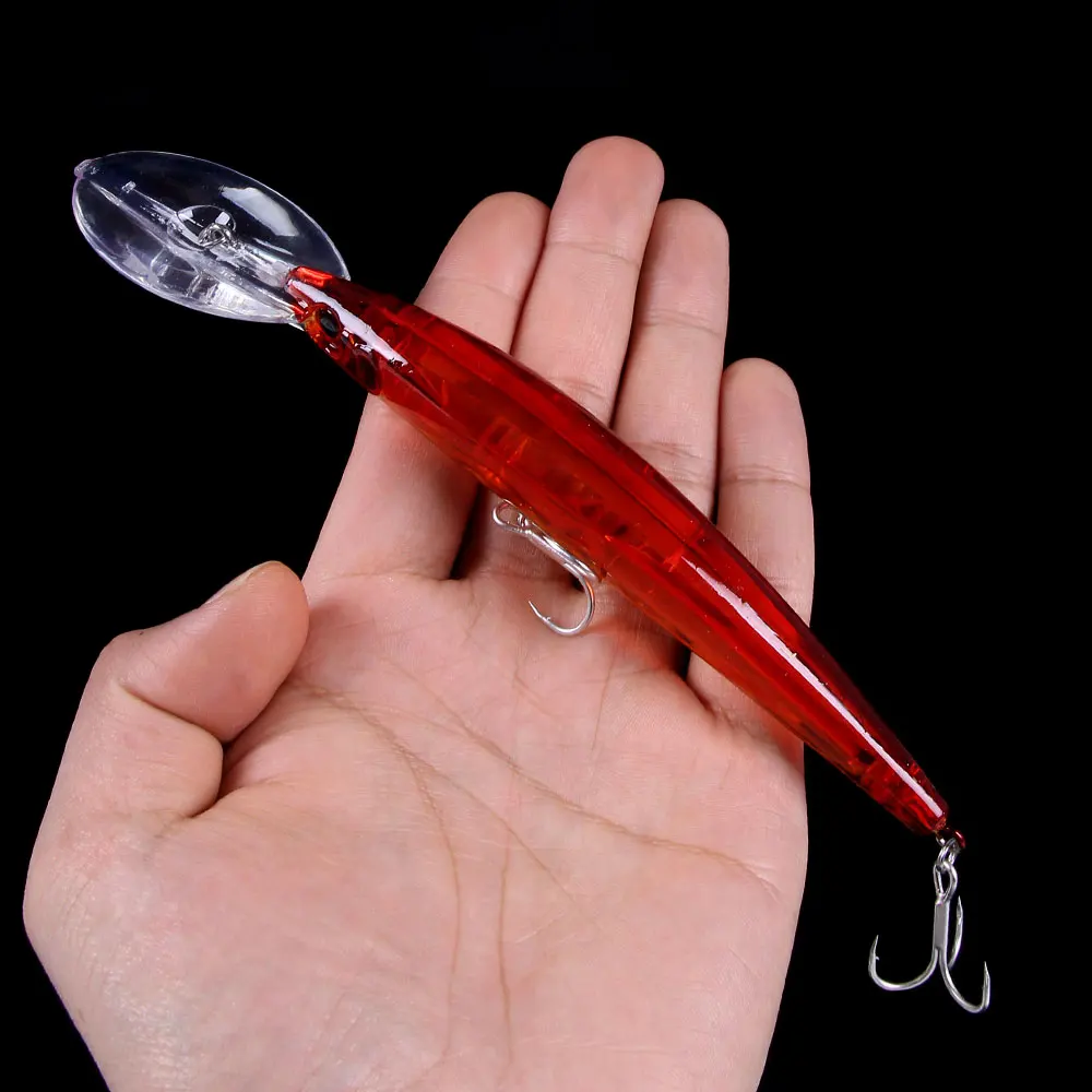 

1PCS 17cm 23.5g Laser Fishing Lure Quality Minnow Lure 3D Eyes Plastic Hard Bait Pesca Artificial Jig Wobblers Crankbait Fishing