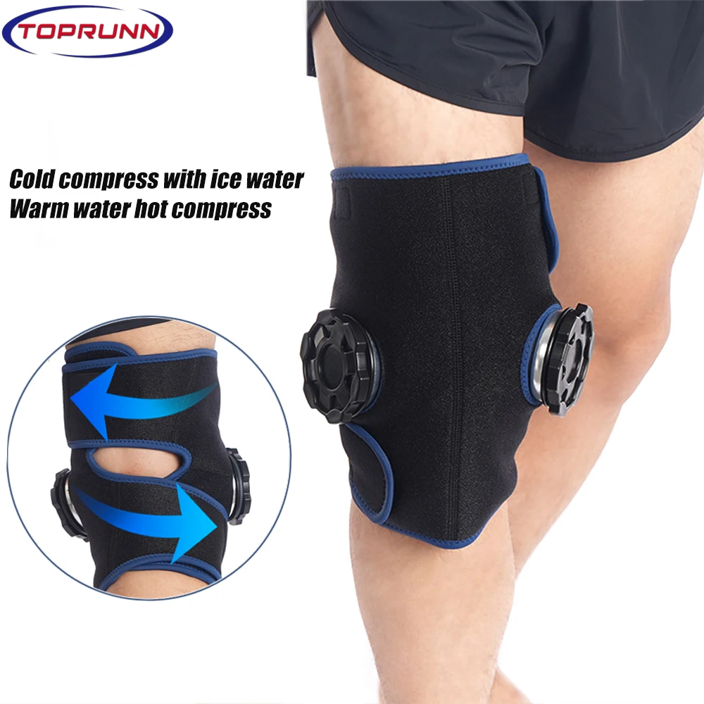 Ice Pack for Knee Pain Relief,Reusable Gel Ice Wrap for Leg Injuries