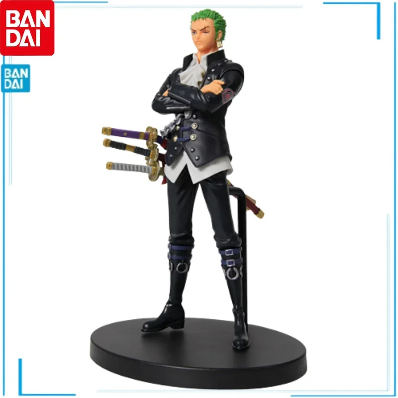 

Bandai ONE PIECE FILM GOLDRoronoa Zoro Anime Figures Japanese Anime Brand New Genuine Action Figure Kids Brinquedos