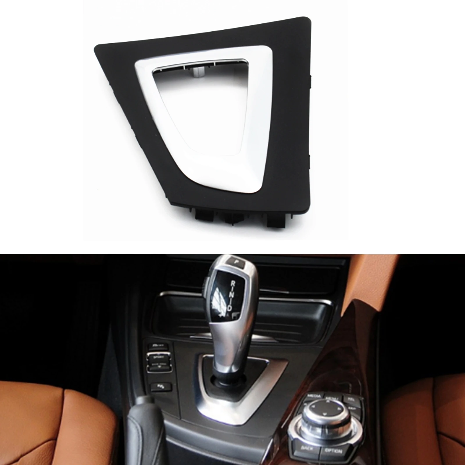 

Car Center Console Gear Trim Shift Panel Cover Frame For BMW 3 4 Series F30 F31 F34 F35 F32 F33 F36 2013-2020