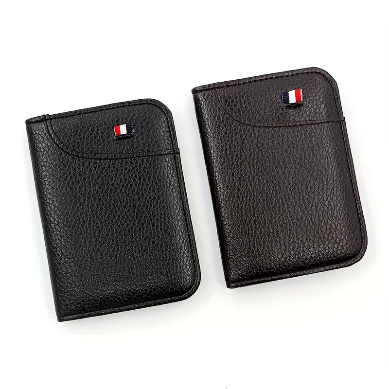 Sleek Men's Ultra-Thin Card Holder – Stylish and Portable Slim Wallet