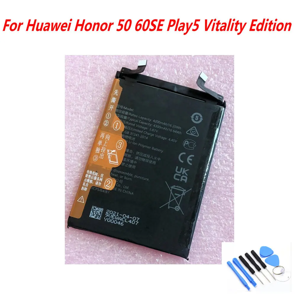 Original-3-87V-4200mAh-Battery-For-Huawei-Honor-50-60SE-Play5-Vitality ...