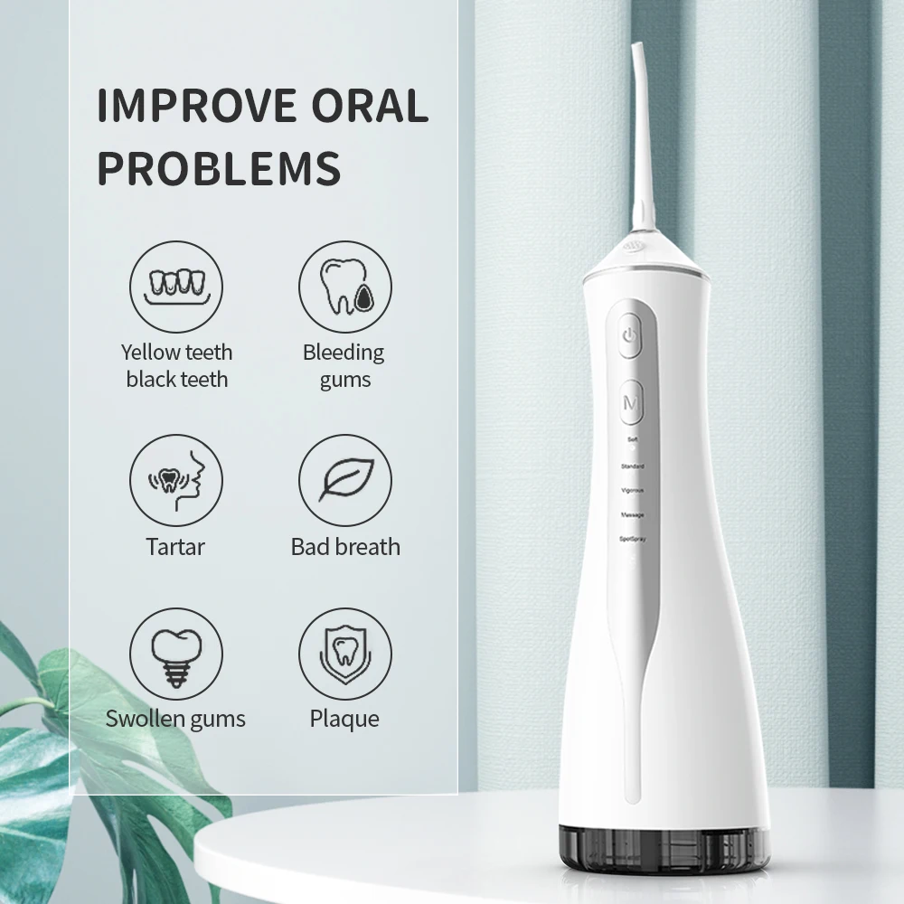 Oral Irrigator Wireless Electric Tooth Cleaner Dental Calculus Removal