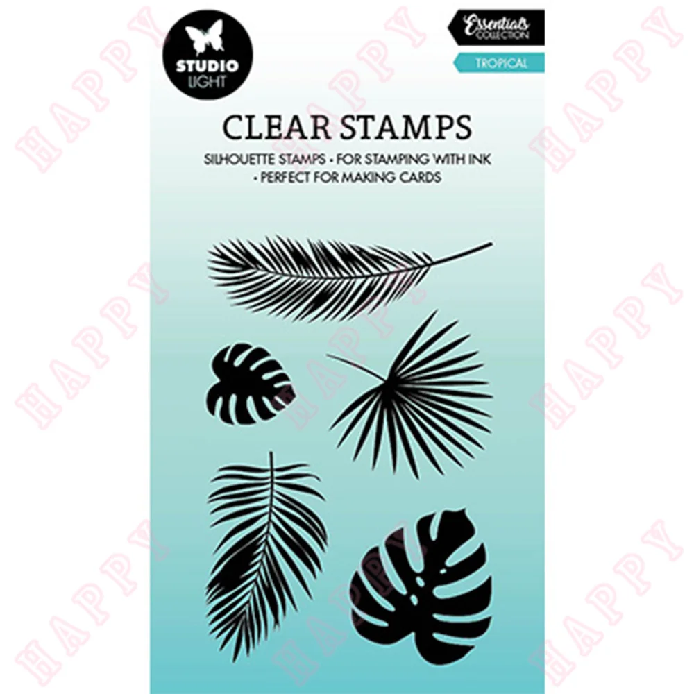 

Arrival New Tropical Clear Stamps Decoration For DIY Scrapbooking Diary Album Paper Template Greeting Card Embossing Handcraft