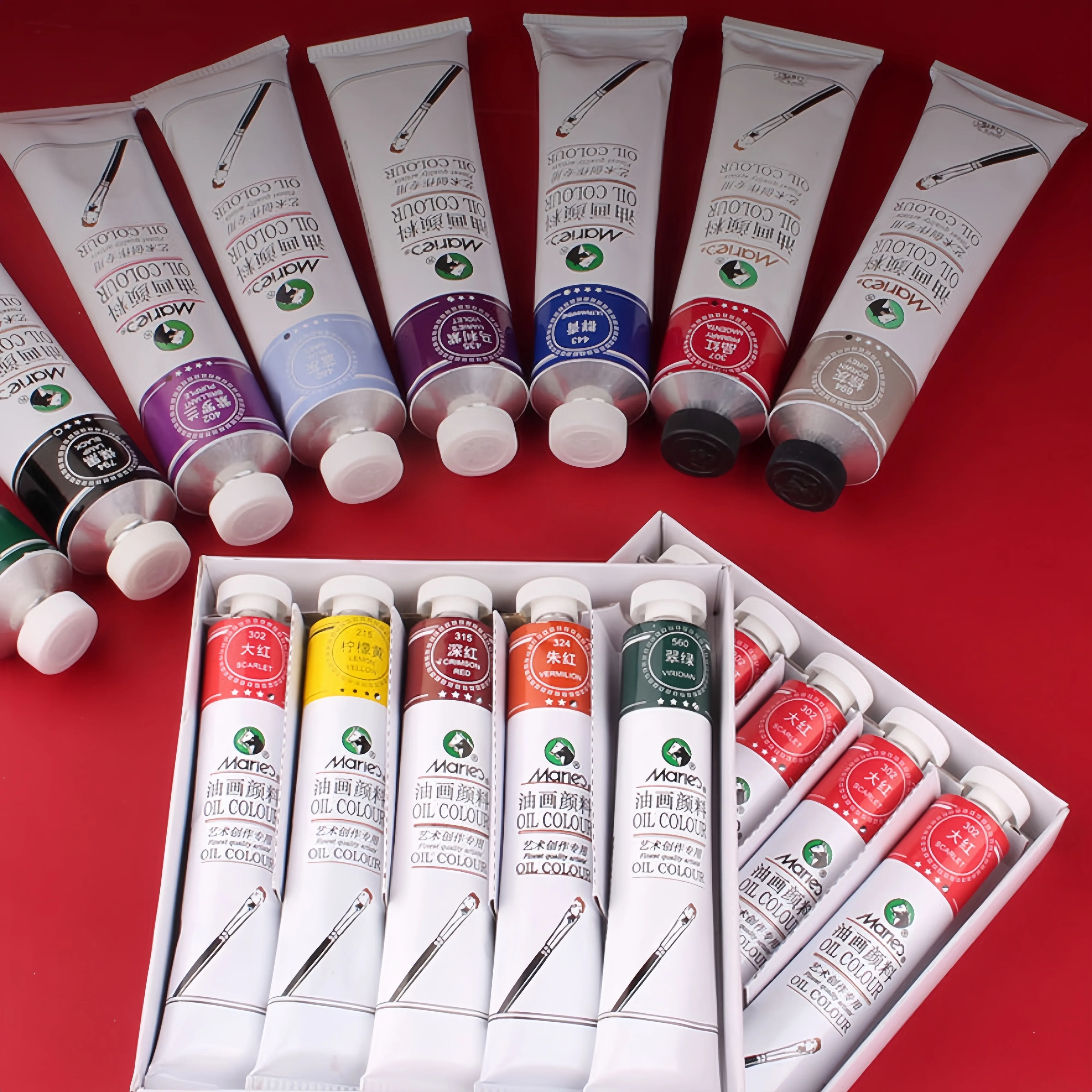 50ml Artist-Grade Oil Paint for Hand-Painted Canvas and Graffiti Art