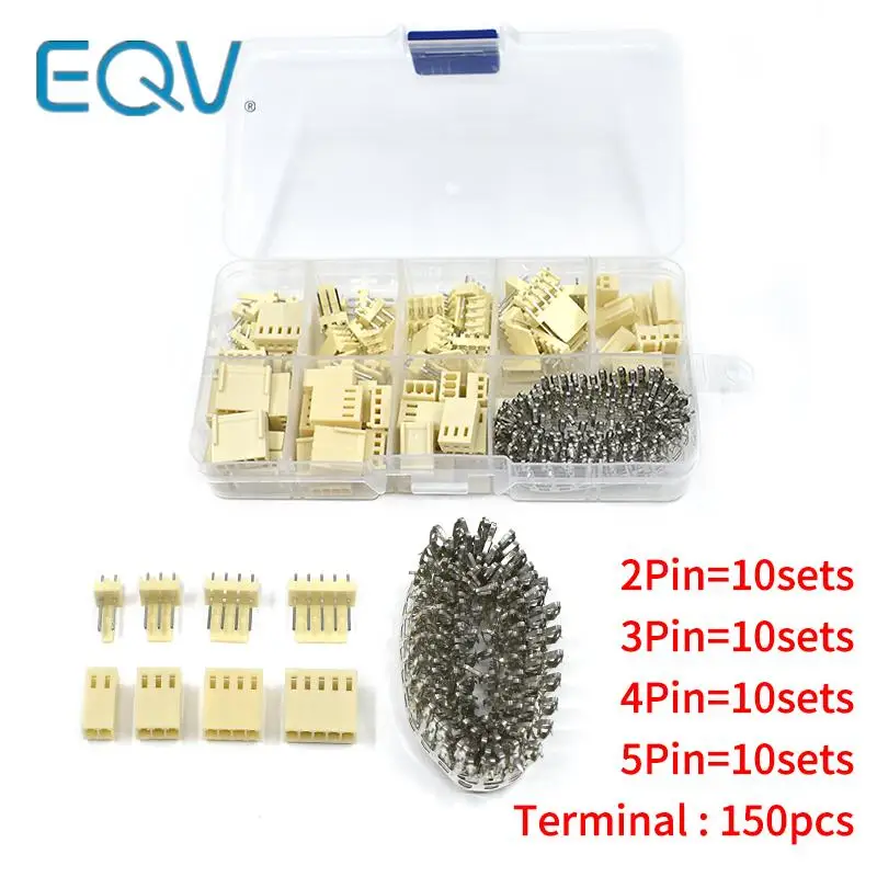 50pcs KF2510-3P 2.54mm PCB Header 3-Pin Connector Crimp Terminal - Foto 7