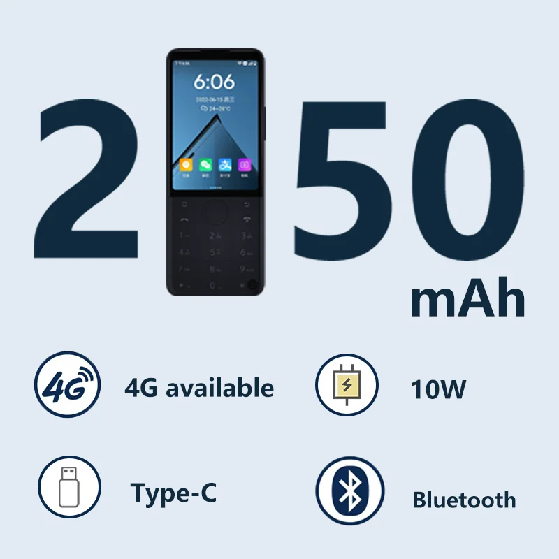 Qin F22 Pro  Google Version Duoqin MTK Helio G85 Wifi 3.54 Inch Octa Core Bluetooth 5.0 640*960 Touch Screen Phone 4