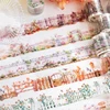 Mr Paper, 3 rolls/bag White Ink Tape - Patio Fence Series Tape Set washi tape set colourful stationery supplies 2