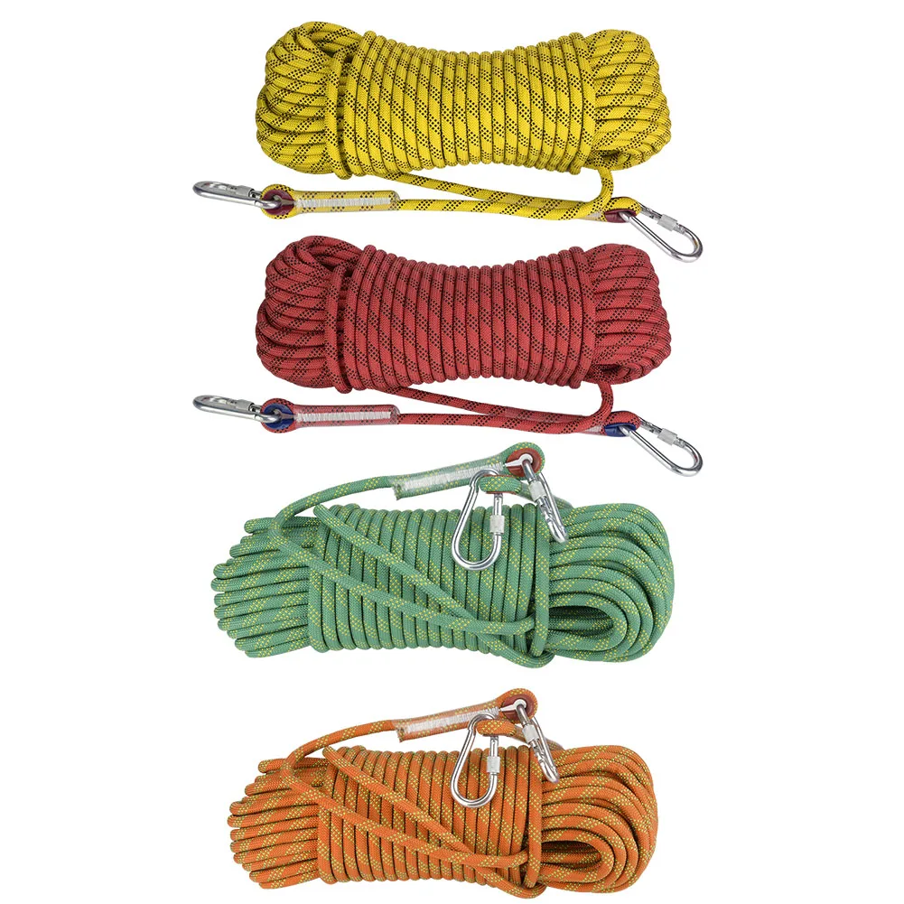 Outdoor Rock Climbing Escape Rope 12mm 30m Safety Survival Cord