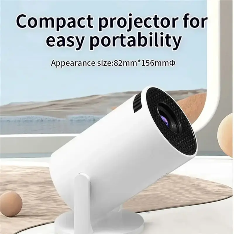 ABKQ-LED 1080P 휴대용 프로젝터 M5 프로젝터 안드로이드 폰용 USB TV 스틱 노트북 EU 플러그