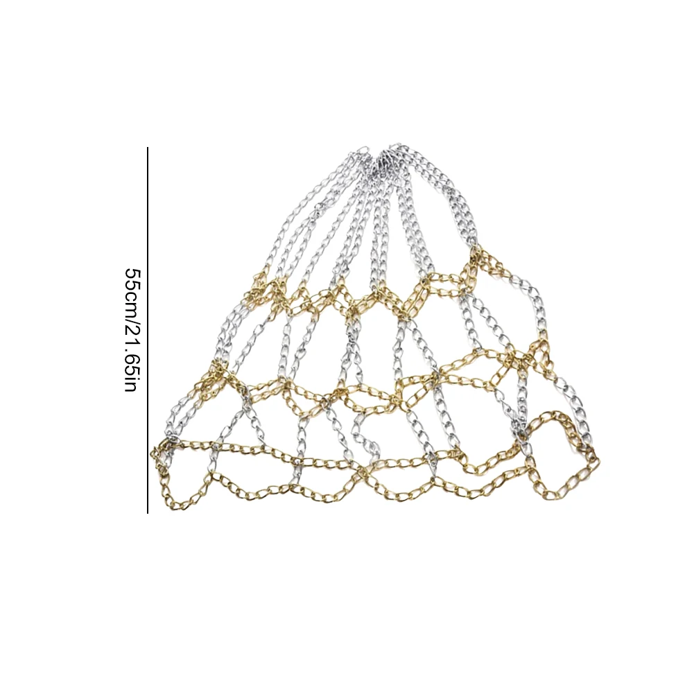 Durable Basketball Target Net Rustproof Galvanized Iron Chain Net Metal Chain Basketball Net for Basketball Hoop 6