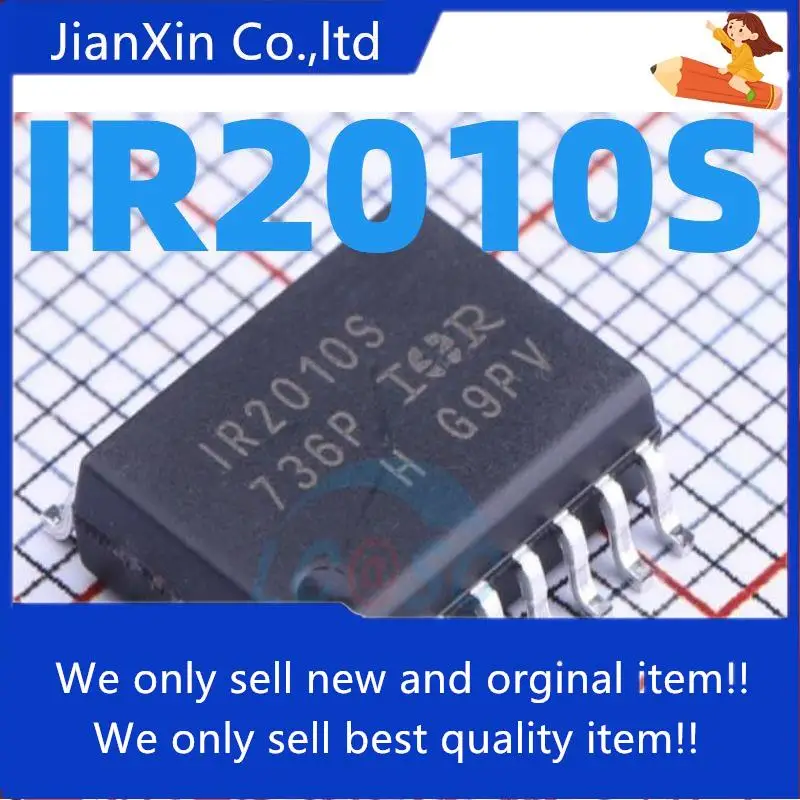 오리지널 뉴 IR2010STRPBF, IR2010S SOP16 브리지 드라이버, 10 개