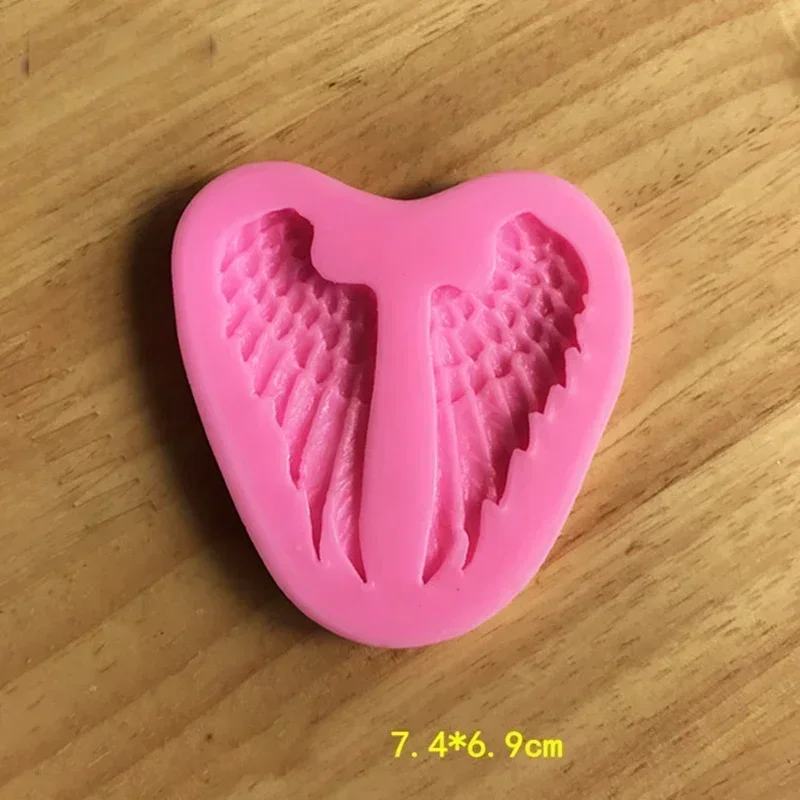 Silicone Mold 1 PCS Silicone 3D Wing Mold Form Arts Craft Carving Pottery Ceramic Tool Handmade Clay Tools