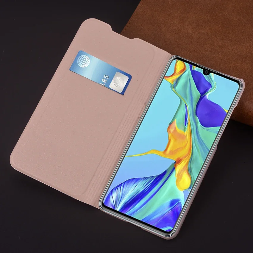 Slim Wallet Phone Sleeve with Card Holder and Flip Cover