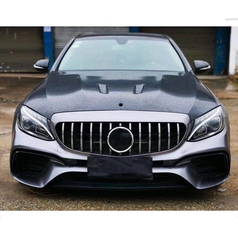 

Aluminium Alloy Car Bonnet For Mercedes Benz C Class W205 C200 C220 C260 2014-2018 Modified AMG Style Engine Hood Cover
