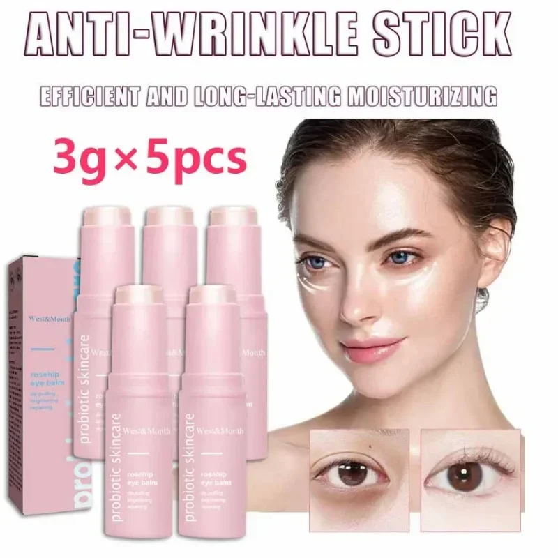 

Rosehip Eye Balm Facial Efficient Wrinkle Remover Anti-aging Moisturizing Eye Cream Reduce Fine Lines Korean Anti-wrinkle Stick