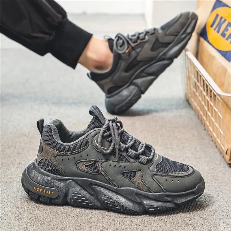 

Brand Men's Sneakers New Mesh Breathable Casual Shoes Lace Up Running Shoes for Men Outdoor Basketball Trainers Tenis Masculino