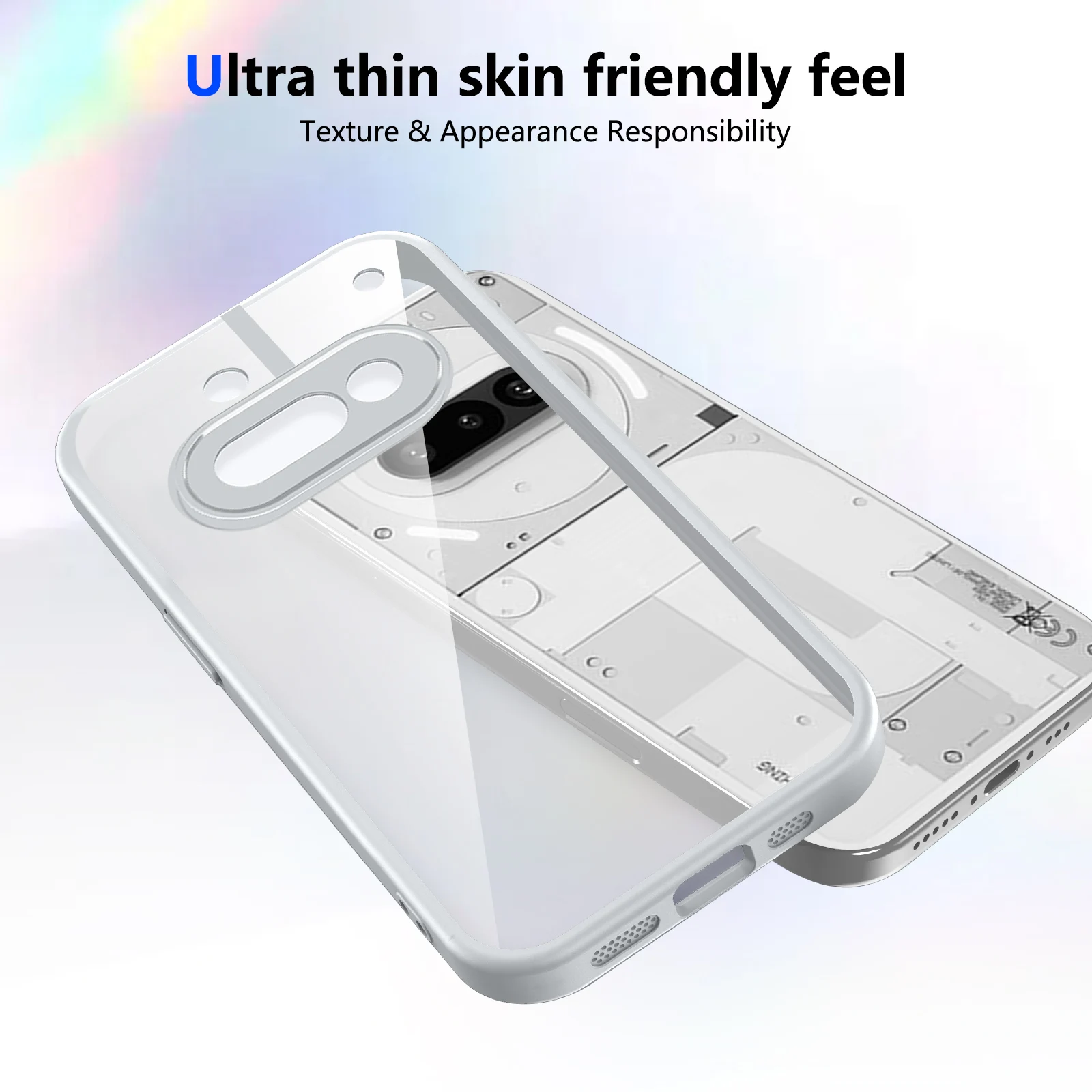 Transparent Shockproof TPU Silicone Case with Enhanced Protection