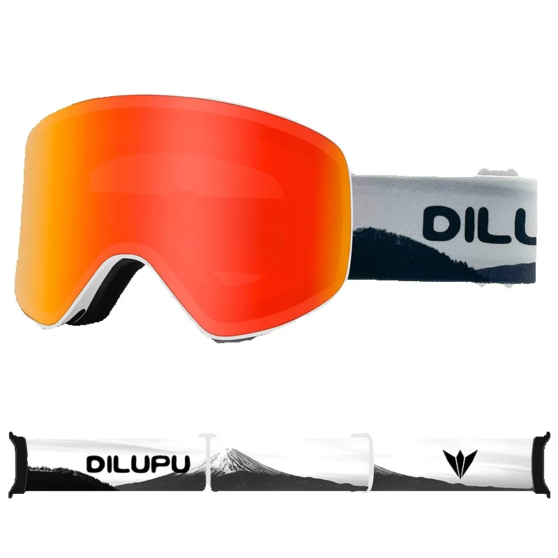 Neue zylindrische doppelschichtige Antibeschlagbrille, einstellbare Myopiebrille für Bergsteigen im Freien, Skibrille_voghion.com