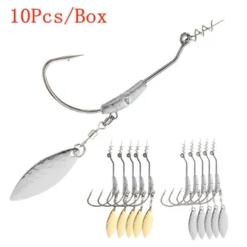 Fishing hooks with Spin Lock Pin Spinner 1