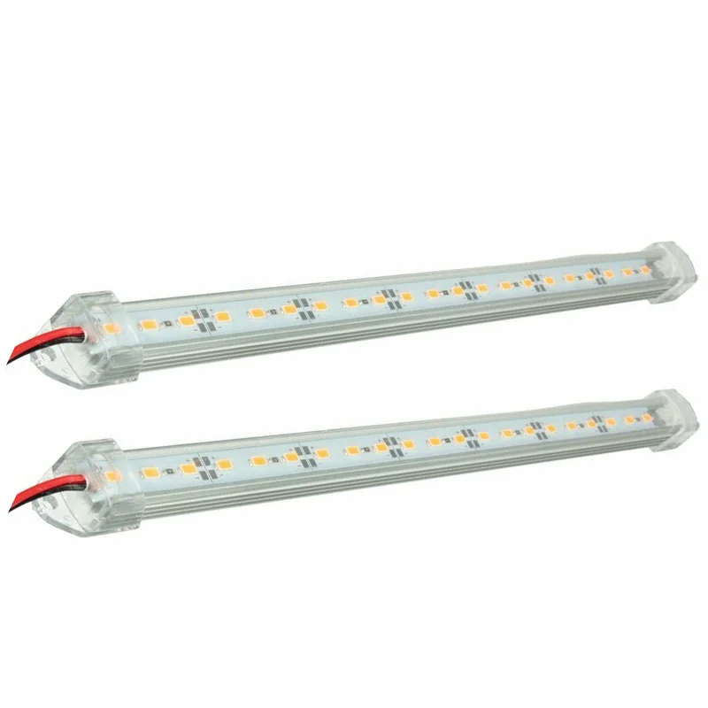 

2pcs 5630 LED Strip Light Bar Warm White Lamp IP65 Waterproof 6000K-6500K for Boat Camping Caravan 12V 9W New