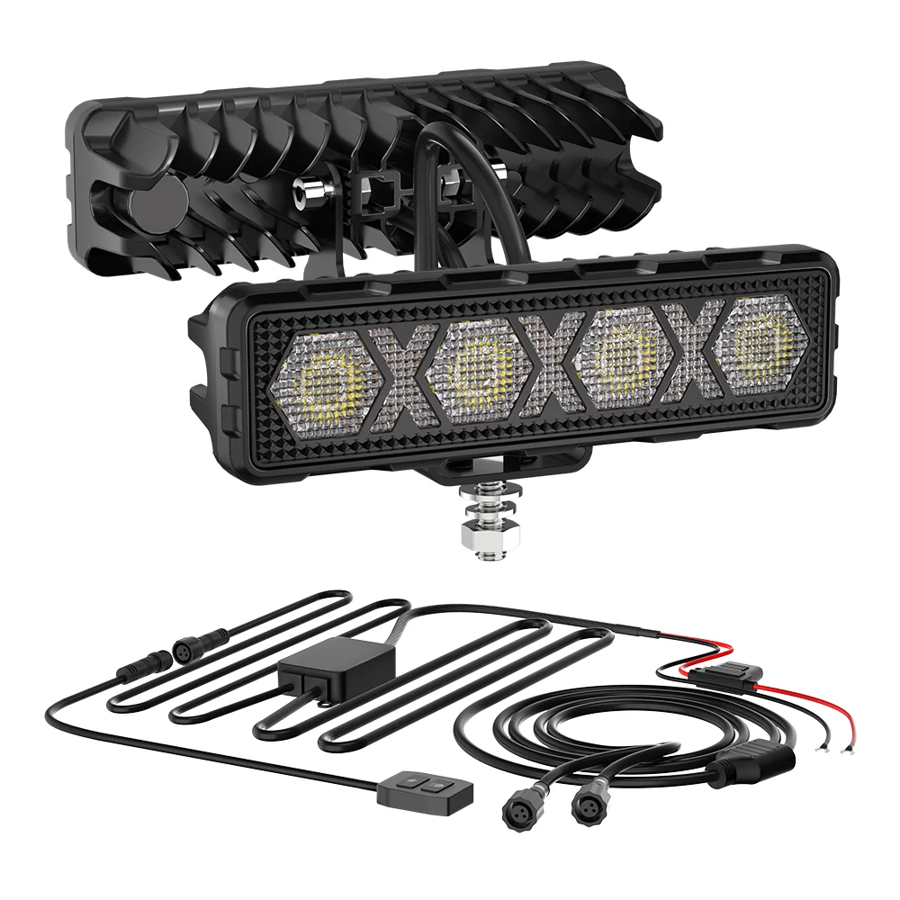 6Inch Work Fog Light Long Range Auxiliary Auto Fog Light Led Light Bar for Moto