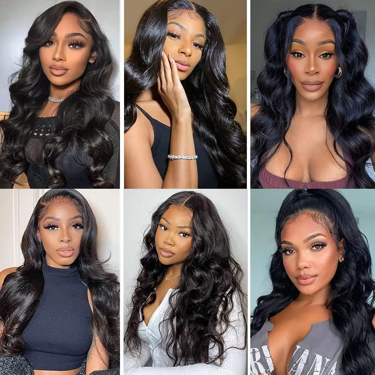 Body Wave Human Hair Bundles 1/3 Bundles Virgin Hair Brazilian Weave Extensions 100% Human Soft