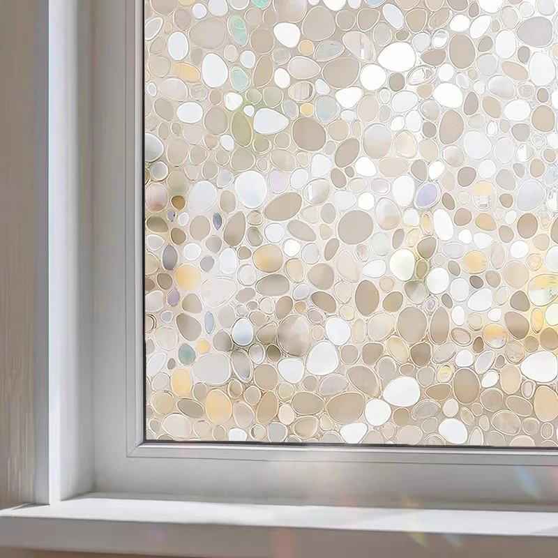 Rainbow 3D Window Privacy Film - Heat Control & UV Protection Static Clings