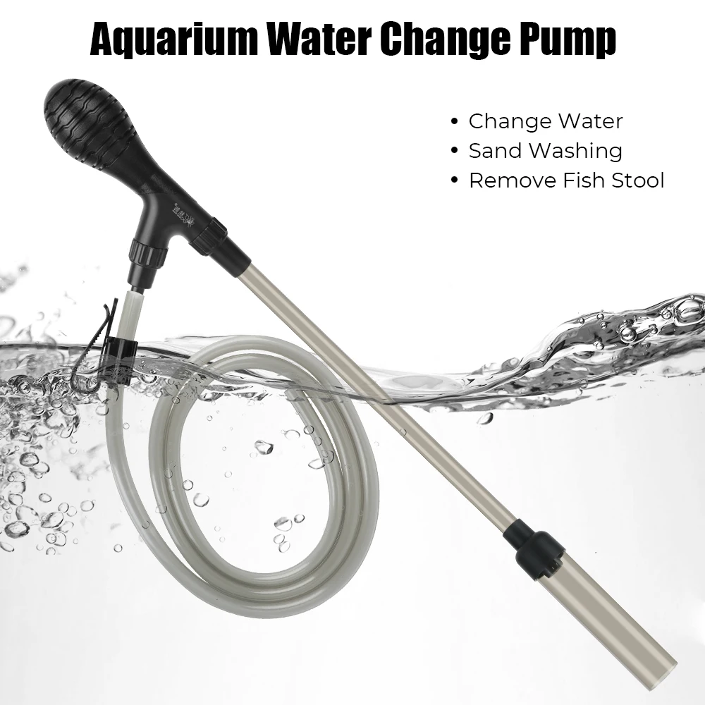 WaterChangerSiphonforFishTankWaterFilterPumpAquariumWater