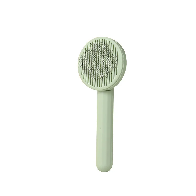 Pet Hair Removal Comb Cat Brush Self Cleaning Slicker Brush for Cats Dogs Hair Remover Scraper Pet Grooming Tool Cat Accessories