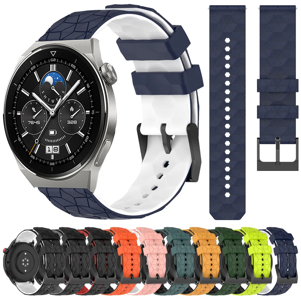 Cinturino In Silicone Per Huawei Watch Gt3 / Gt2 Pro 46Mm 42Mm Runner 20Mm 22Mm Cinturino Per Huawei Watch 3 Pro/Honor Magicwatch 2 Bracciale