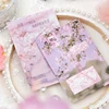 Journal GO 40pcs M5 Sakura Material Paper for Collage Junk Journal Scrapbooking Cherry Flower Diary Planner Floral Paper 1
