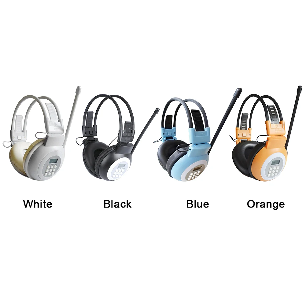 Student Jogging Daily Work FM Radio Headphone Wireless 50-108MHz School Stereo  Portable With Reception Walking Personal Ear Muff - AliExpress