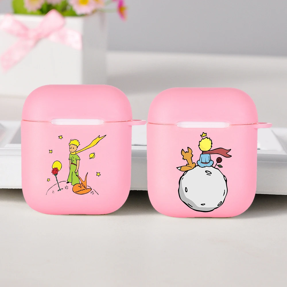 

Милый Маленький принц, силиконовый чехол для Apple Airpods Pro, стикер, Bluetooth чехол, аксессуары для наушников Apple Airpods 1 2, чехол