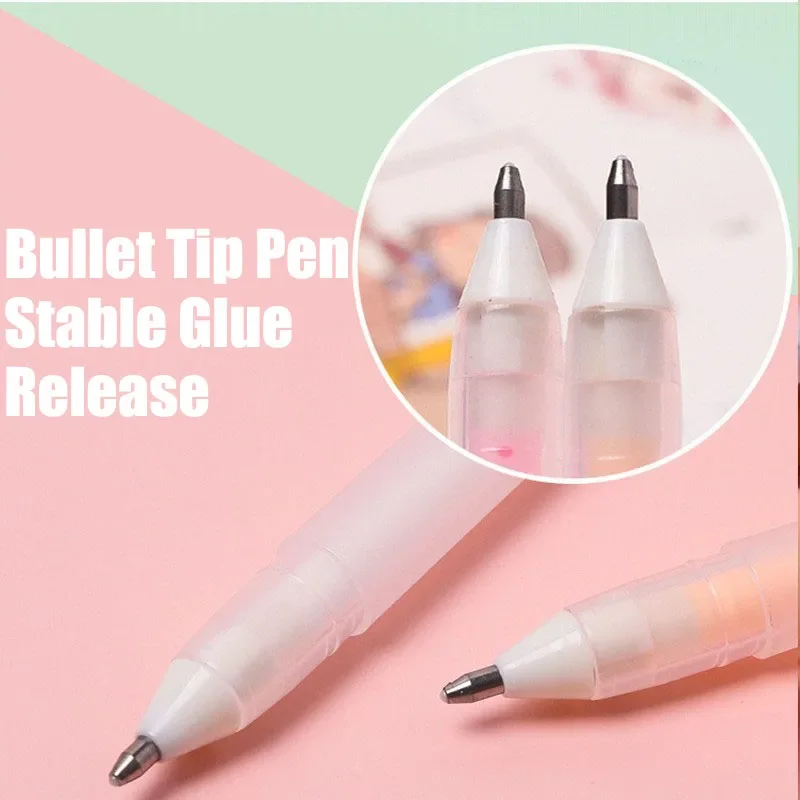 Candy Color Glue Pen Handbook Dispensing Pen Quick-Drying Dot Gule Stick DIY High Viscosity Glue School Office Supplies 3