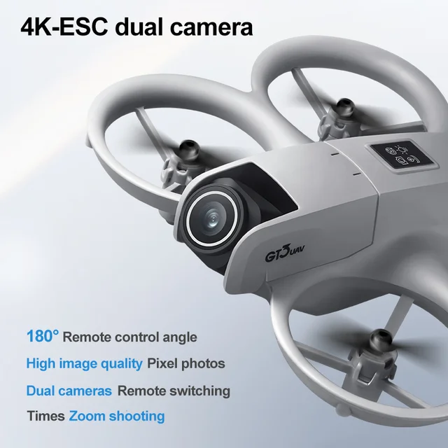 2025 GT3 Mini Drone 8K HD Dual Camera Profesional 180° Electric Adjustable GPS Positioning Obstacle avoidance Bushless UAV
