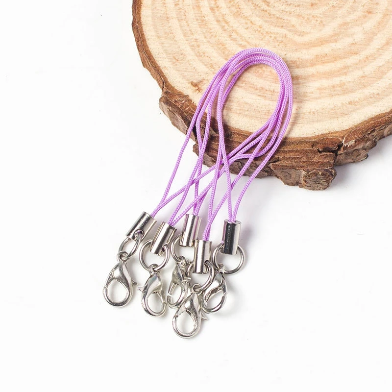 Lanyard Strap Cords with Lobster Clasp for DIY Jewelry and Keychain Accessories - Set of 50/100 Pieces