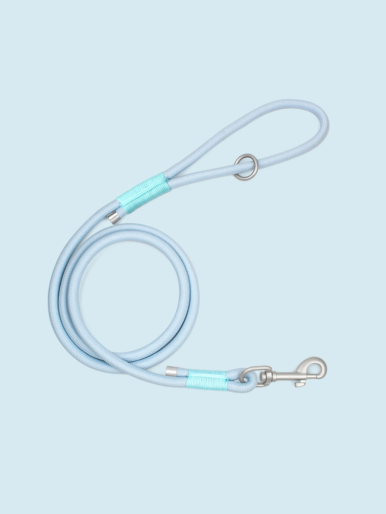 Modische Hundeleine aus Polyester für Hundeübungen im Freien, Spaziergänge und Laufen mit hängender Kotbeutelfunktion, O-Ring-Ankünfte – Detail 7
