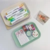 1/2pcs Wheat Straw Storage Trays Sundry Food Snack Plate Storage Organizer Coffee and Tea Tableware Trays Decorative Dishes 3