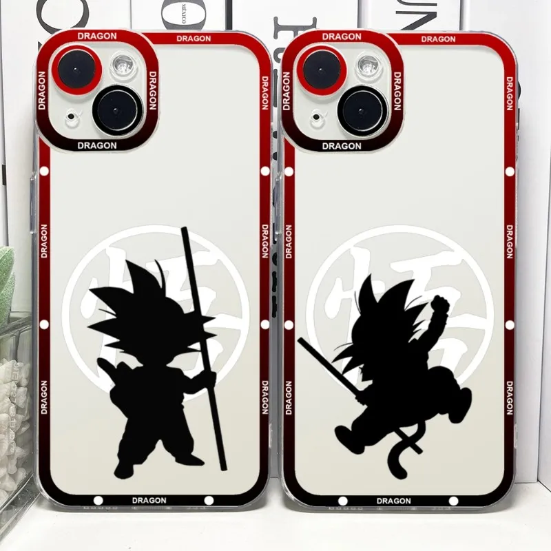 Custodia Per Telefono Dragons B-Balls Trasparente Per Iphone 15 13Promax 13 14 12 11 Pro Max Mini Angel Eyes Soft Coque