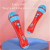 Children Plastic Simulation Microphone Toys Sound Amplifier Toy Gift Early Enlightenment Education Karaoke Musical Toy for Kids 3