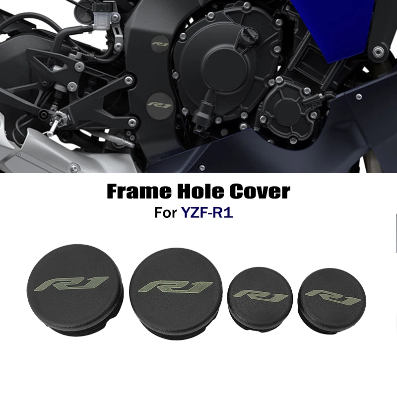 

Для Yamaha Φ отверстие для рамки крышки заглушки Набор декоративных крышек для рамки YZF R1 YZFR1 R1M 2015-2022 2016 2017 2018 2019 2020