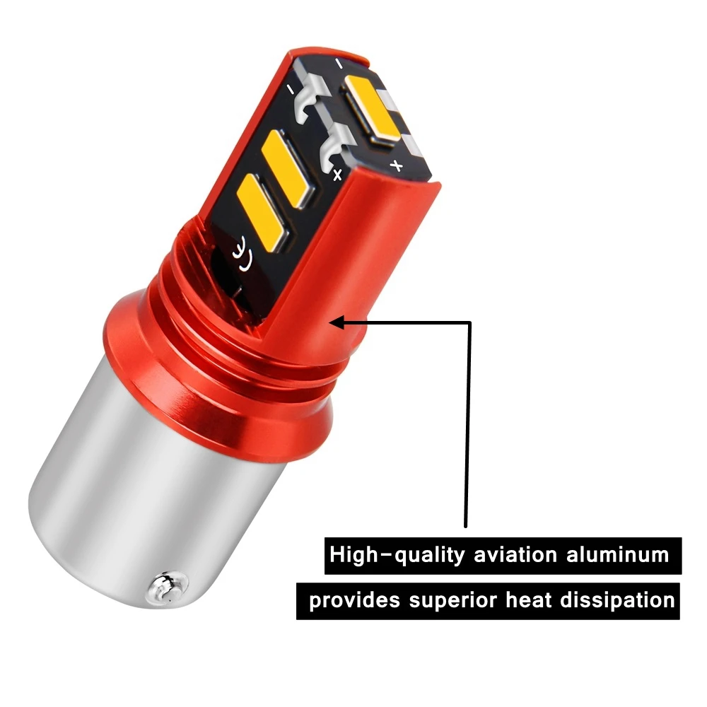  Ʈ CSP LED ڵ 극ũ Ʈ,  õ, ڵ  ,  ȭƮ ο, 12V, 1156 P21W, 7506, BA15S, R10W, 2  ǰ