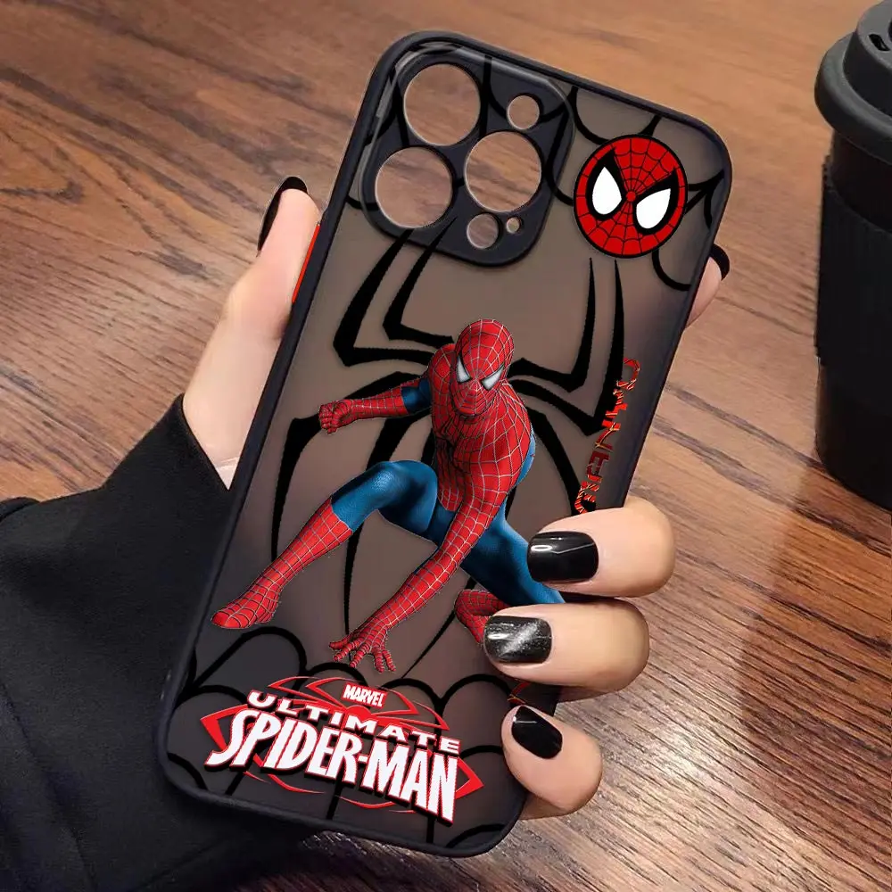 thumbnail image 1 of Funda para iPhone Apple 14 13 11 12 MINI Pro XS Max XR X 7 8 SE 2022 2020 6 6S Plus Funda Capa Shell COOL Marvel'S Spider-Man, 1 of 5