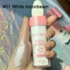 HANDAIYAN 3 Colors Glitter Powder Highlighter Makeup Body Brightens the Natural Face Blusher Fairy Highlight Patting Powder 5